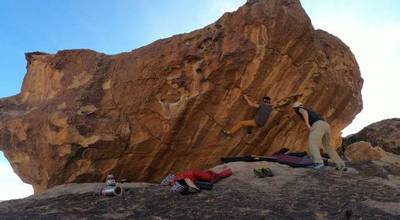 Shroom v9, Hueco Tanks - Beta Video from jooeyleee