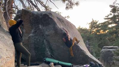Gypsy's Arete v6, Black Mountain - Beta Video from breakingbeta