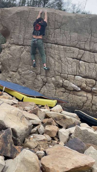 Bumblebunching v6, New River Gorge - Beta Video from MaryChristine