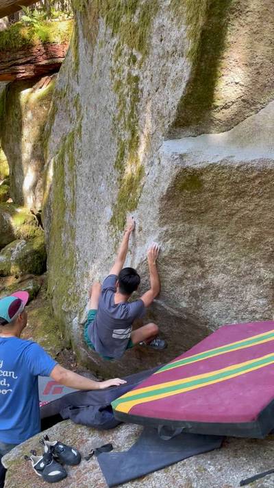 Finger Scoop of Peanut Butter v5, Squamish - Beta Video from vjosh