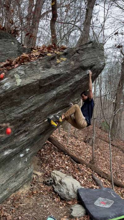 Dogwood v8, Gunpowder Falls - Beta Video from dylanontherocks