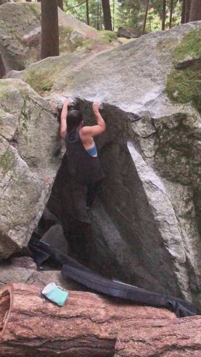 What a Fluke v0, Squamish - Beta Video from robynpetrik
