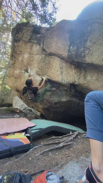 Free Basin Mid Start v8, Rocky Mountain National Park - Beta Video from dash.climbs