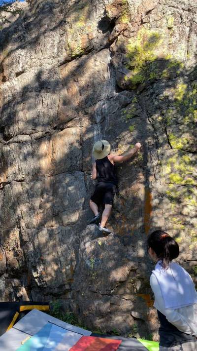 Downclimb v0, Rocky Mountain National Park - Beta Video from just.jason.climbing