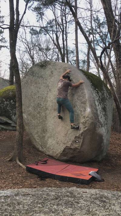 Sourwood Arete v3, Boat Rock - Beta Video from Spicy