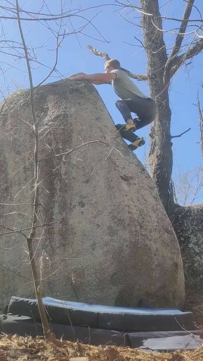 Brad's Arete v7, Boat Rock - Beta Video from Stephen_Lamb