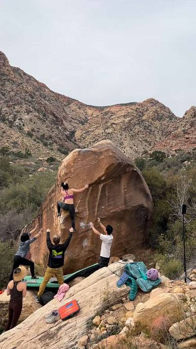 Le Cheval v2, Red Rock - Beta Video from kimikoclimbs