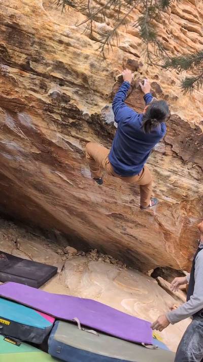 Jerry v6, Red Rock - Beta Video from Climing