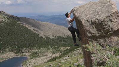 Trailside Aretes Left v4, Lincoln Lake - Beta Video from breakingbeta