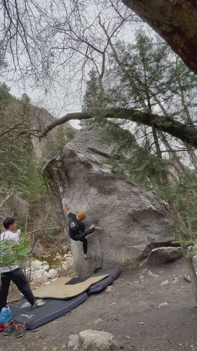 Bronson's Arete v8, Little Cottonwood Canyon - Beta Video from mt_eiger