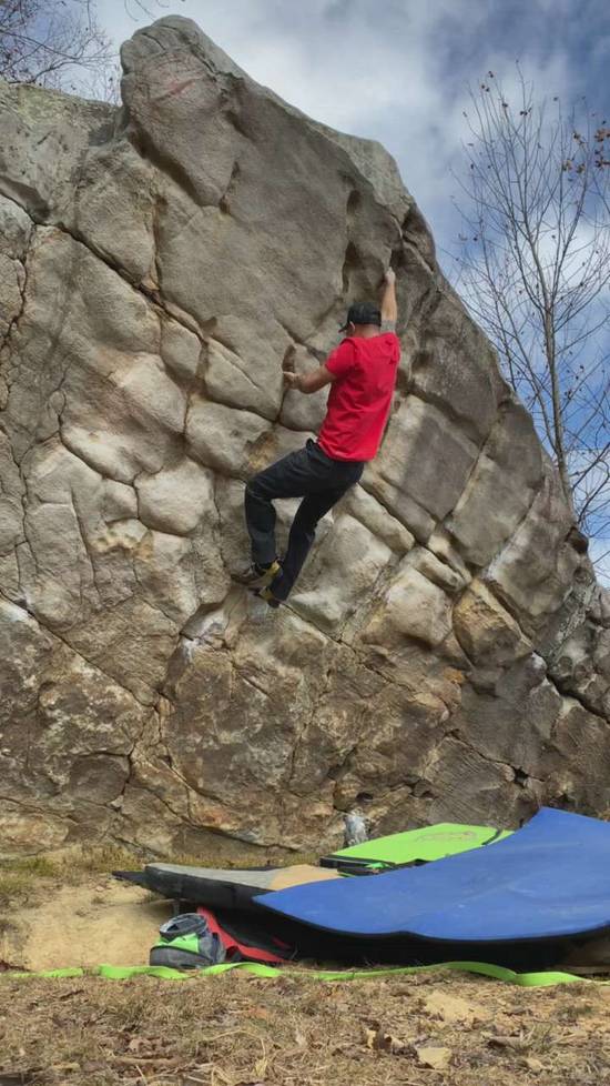 Middle 45 Degree v5, Stone Fort - Beta Video from MarioTheClimber