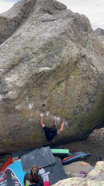 Bull Run v7, Lincoln Lake - Beta Video from routesetter