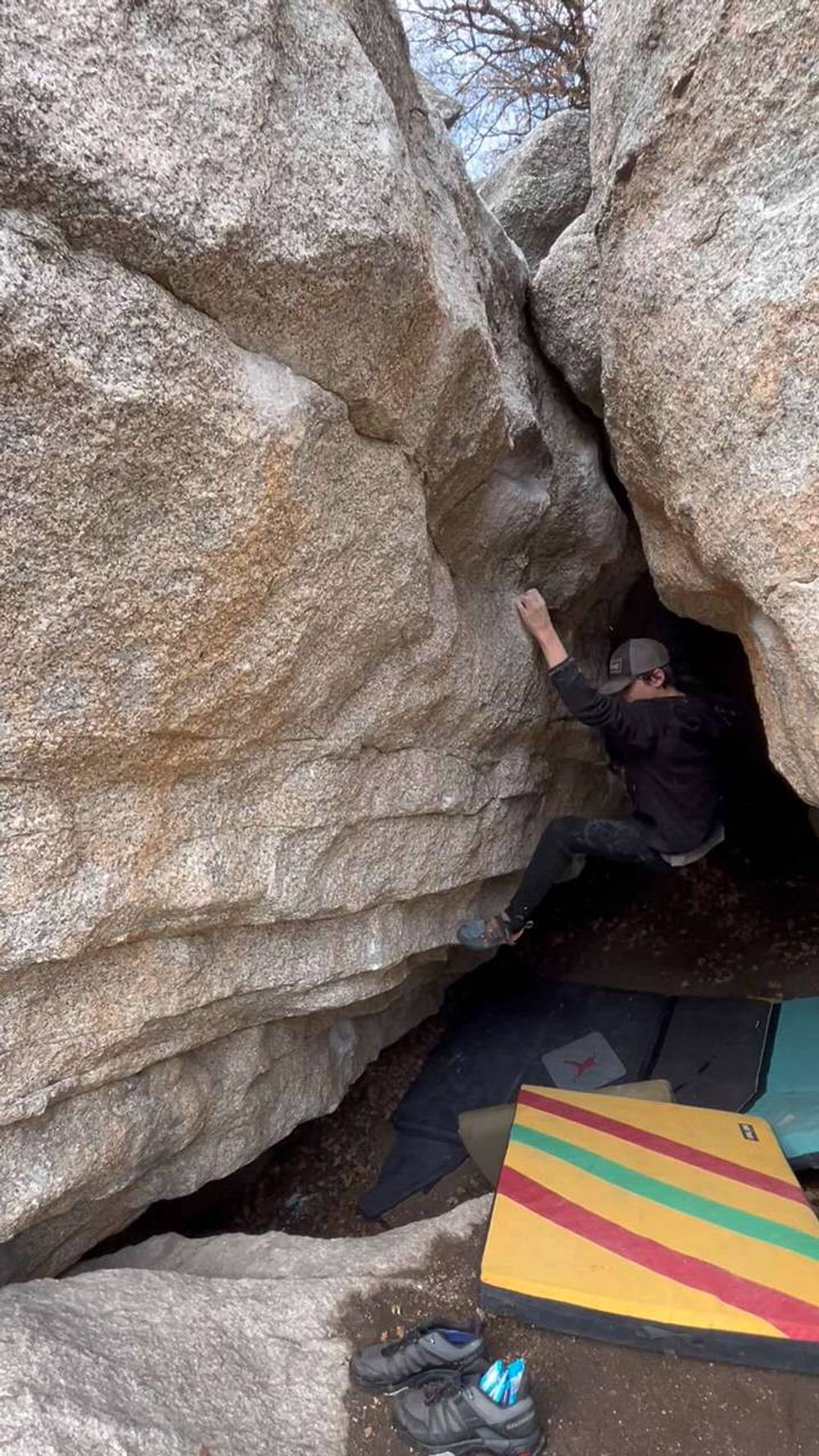 Baggins Right High Start v7, Little Cottonwood Canyon - Beta Video from Alex_Bailey