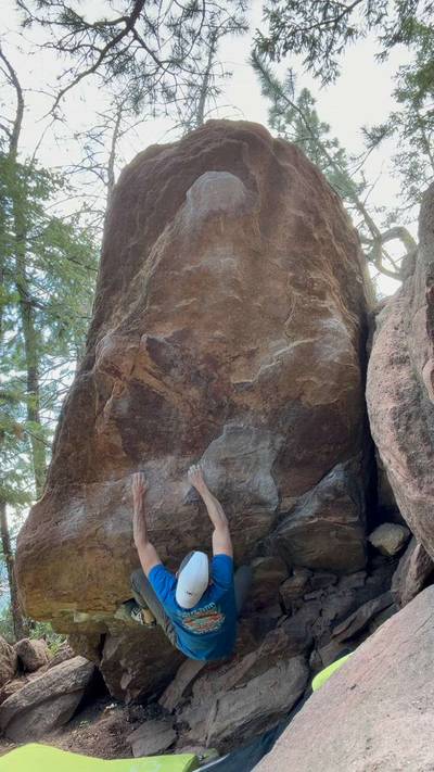 Valhalla v7, Flagstaff Mountain, CO - Beta Video from ClimbingCullen