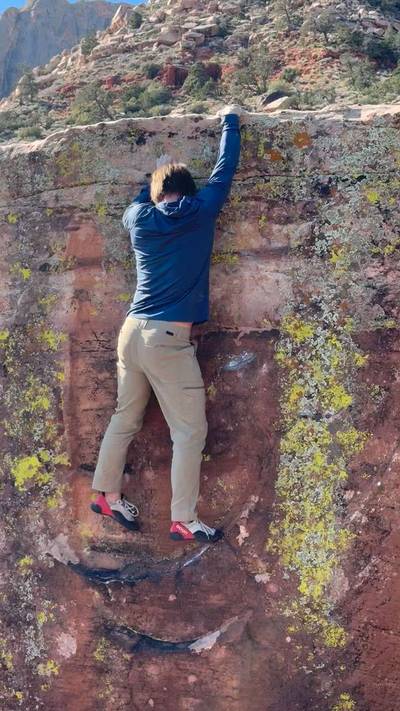Streak Sauce v3, Red Rock - Beta Video from climbermanjoe