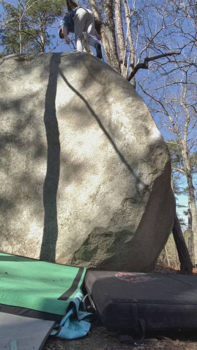 Sourwood Arete v3, Boat Rock - Beta Video from EverettS