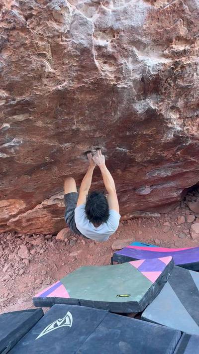 Monkey Bar Direct Right Start v9, Red Rock - Beta Video from qrimpin