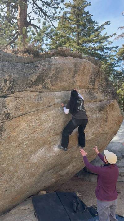 The Terminator v2, Tramway - Beta Video from margie.climbs