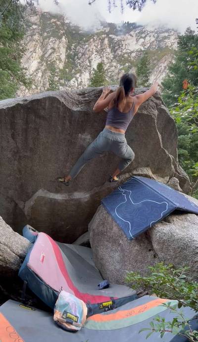 Monkey Fist v7, Little Cottonwood Canyon - Beta Video from lucytriesthings