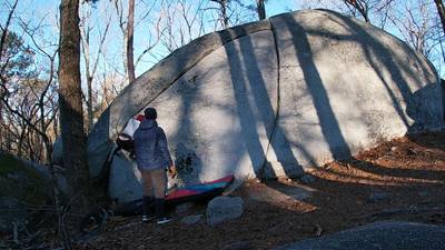Easy Crack Traverse v2, Boat Rock - Beta Video from brookebodrey
