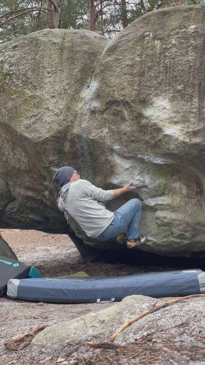 Action Directe v6, Fontainebleau - Beta Video from pangtastic