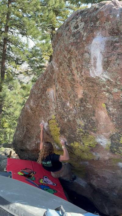 Summer Ennui v8, Flagstaff Mountain, CO - Beta Video from climbingchelchel