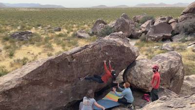 Big Dick Jim v2, Hueco Tanks - Beta Video from ahleeneh