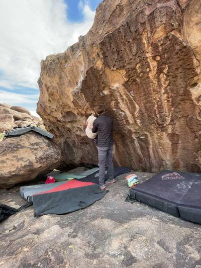 Two Birds v5, Hueco Tanks - Beta Video from marky.mark