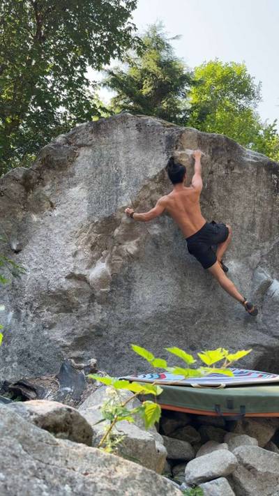 Landjäger v9, Miller River - Beta Video from cc.climbs.rocks