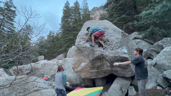 Beachball Hot Sauce v8, Little Cottonwood Canyon - Beta Video from SirCrimpsaLittle