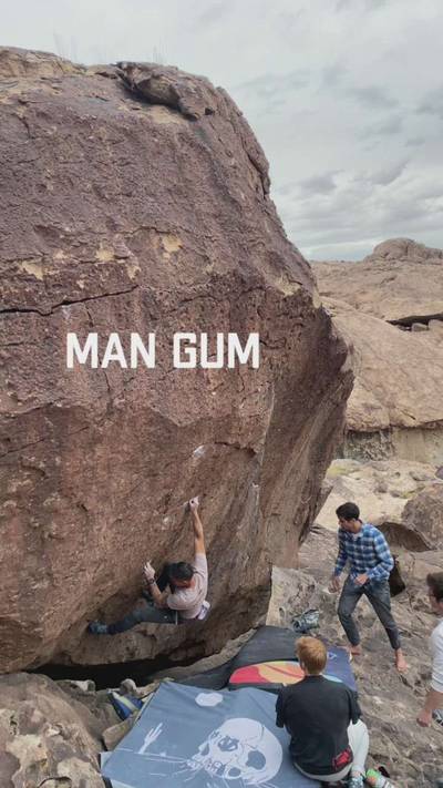 Man Gum v9, Hueco Tanks - Beta Video from rawnzhaus