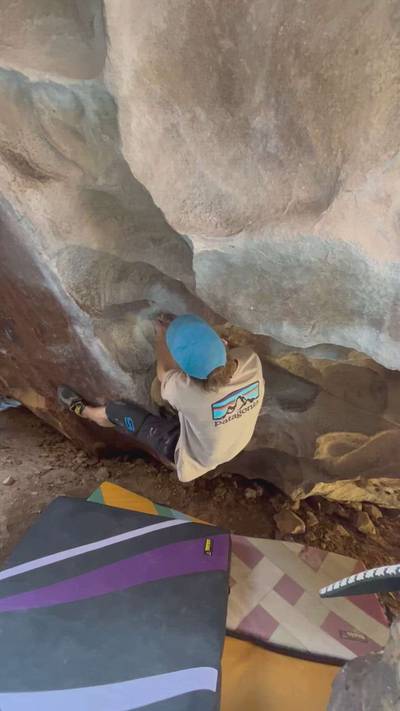 Lobster Claw v5, Hueco Tanks - Beta Video from AndrewSpiars