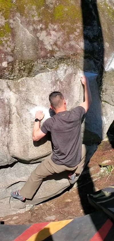 Stinkin' Slopers v5, Gold Bar - Beta Video from mike.cuts.feet