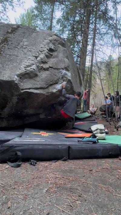 Played Like A Poop Butt Sit v6, Leavenworth - Beta Video from mike.cuts.feet