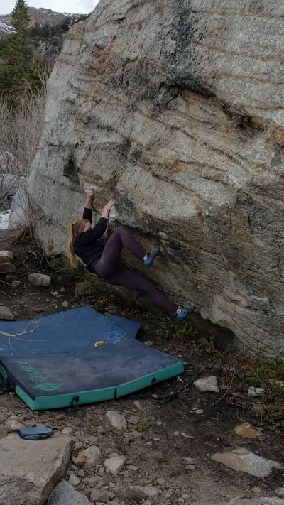 Lurp Sit v8, Little Cottonwood Canyon - Beta Video from jenndbell