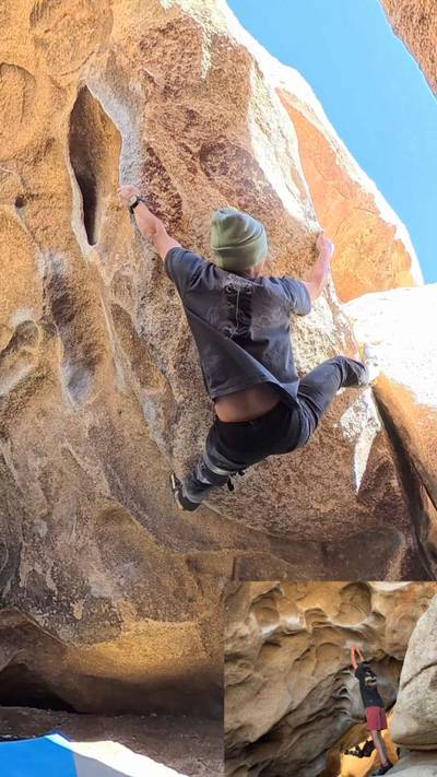 Caveman Sit v10, Joshua Tree - Beta Video from Pebble_Ascender