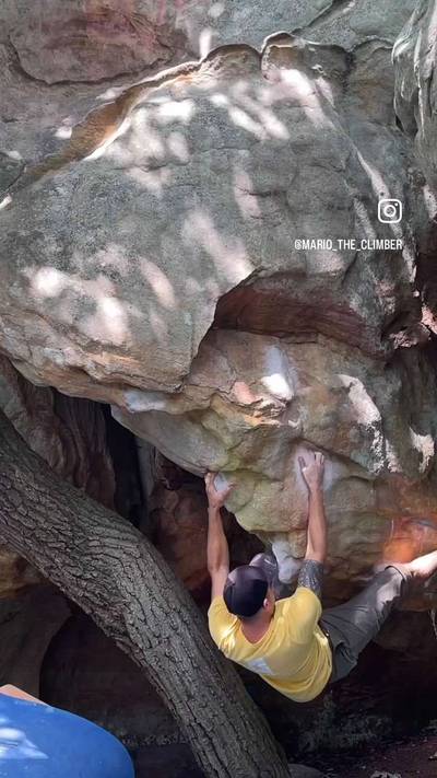 Hanging Arete v6, The Citadel - Beta Video from MarioTheClimber