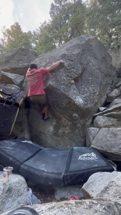 Crack House v4, Little Cottonwood Canyon - Beta Video from lukethud