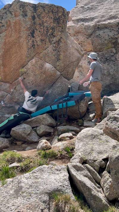 Chalk on Rock v8, Lincoln Lake - Beta Video from jonnyaly
