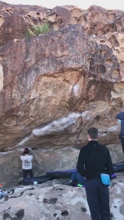Warm Up Roof v4, Hueco Tanks - Beta Video from coolassstephen