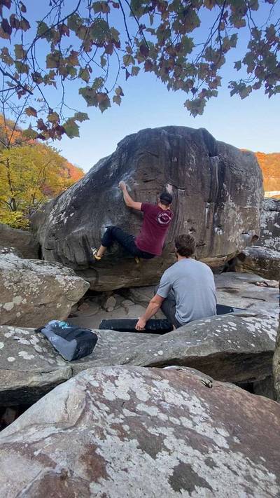 Leaving Las Fayetteville v5, New River Gorge - Beta Video from Willer