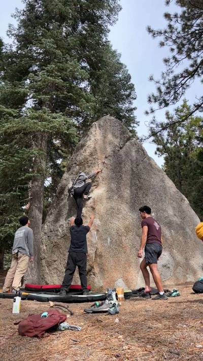 Campground Arete v1, Black Mountain - Beta Video from salamanda