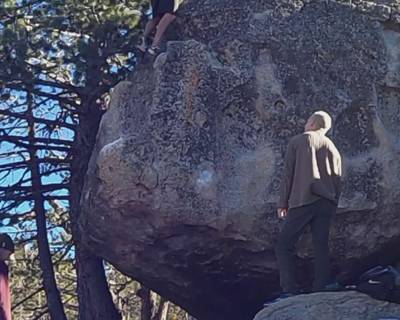 Trailside Arete v6, Black Mountain - Beta Video from Nerdee619