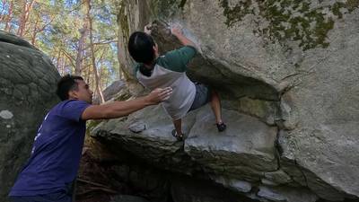 L’entre toit v5, Fontainebleau - Beta Video from crimpCurious