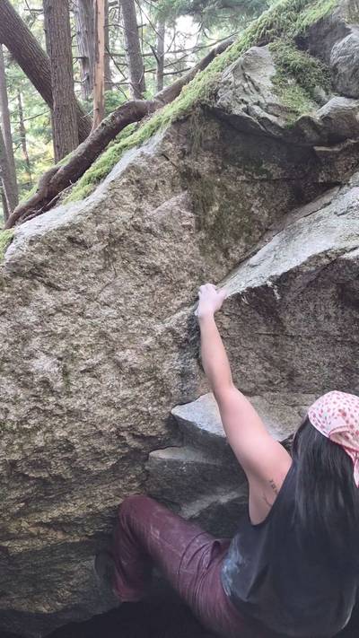 Poutine Cave v4, Squamish - Beta Video from Tammie_T