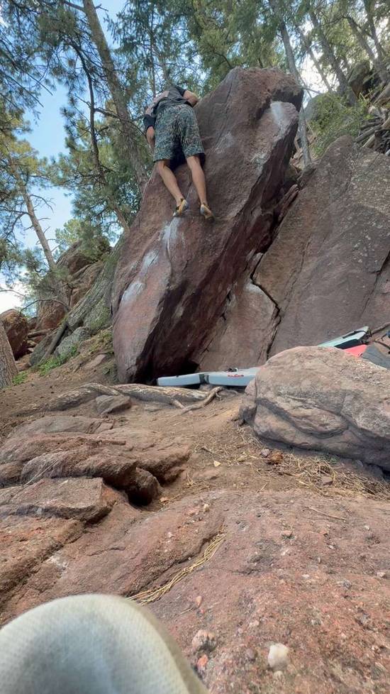 That Flakes It Dyno v3, Flagstaff Mountain, CO - Beta Video from marky.mark