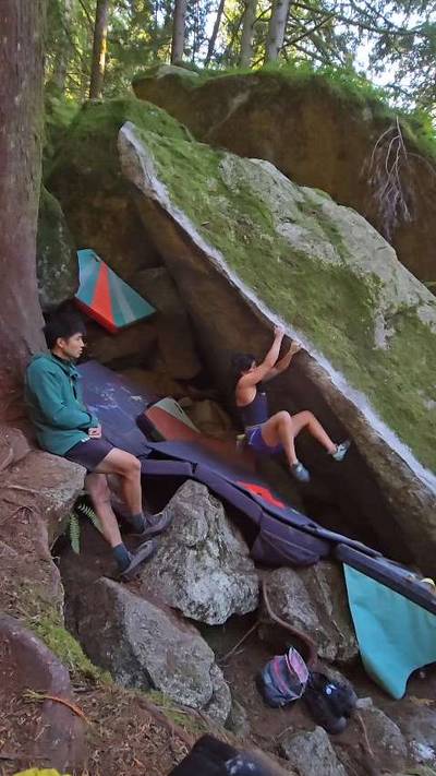 Baa Baa Black Sheep v3, Squamish - Beta Video from meltheboulderer