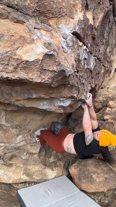 Perverse v4, Hueco Tanks - Beta Video from mountainmarie