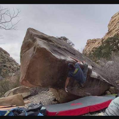 Ride the White Horse v10, Red Rock - Beta Video from mylesclimbs