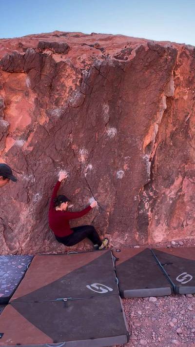 Pearl - Northeast Face Center v2, Red Rock - Beta Video from SarahSendingSometimes